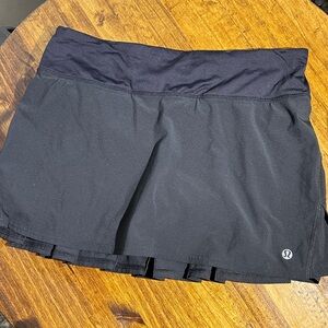 lululemon athletica Black Mini Skirt